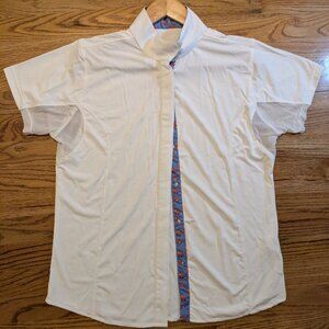 Piper Show Shirt - Cute Foxes Collar Lining